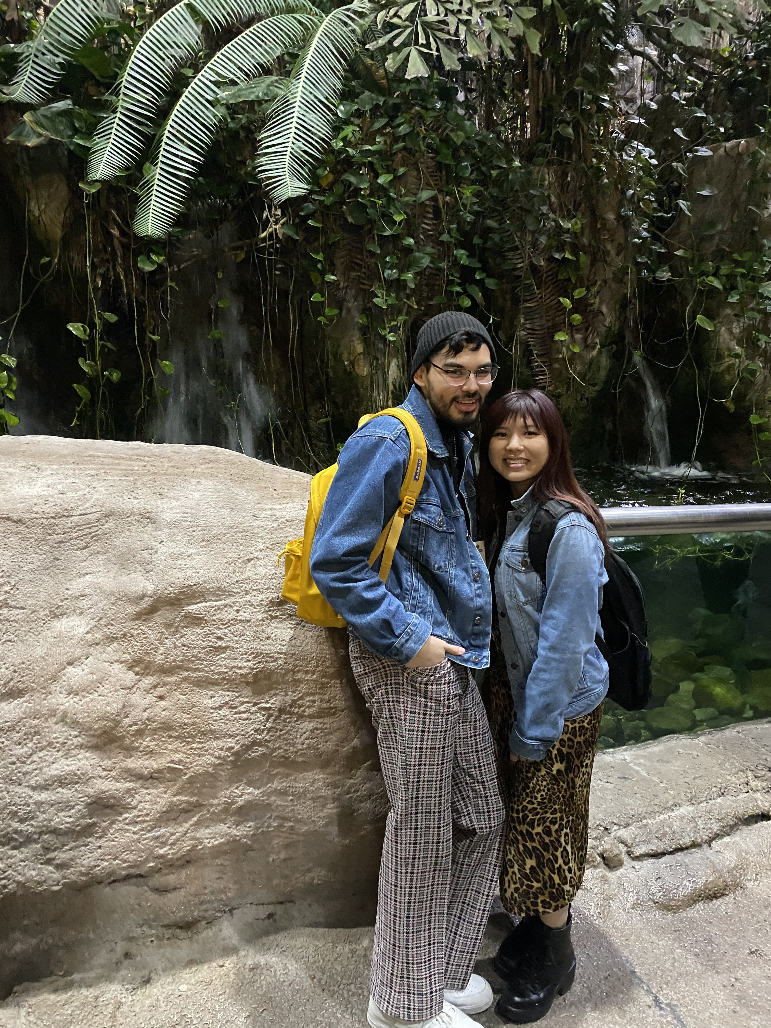 Meghan Nguyen and Rolando Hernandez pose for a picture together