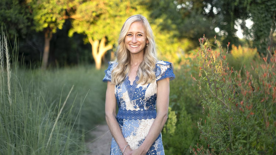 An outdoor portrait of Mallary Tenore Tarpley 
