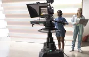 Students on set