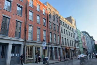 Row of buildings in New Orleans