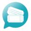 EventPool logo / two tickets on a message bubble