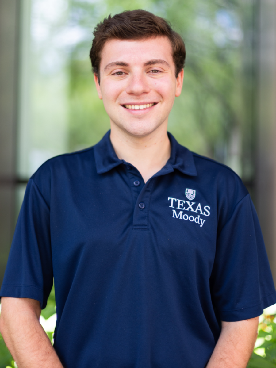 A portrait of Logan Dubel